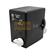 Реле давления (прессостат) Condor MDR 3/11 R3/16 (11 бар, 16А, 3/8″, EV S, 380В) [MDR 3 GFA AAAA 090A110 CHI JXX]