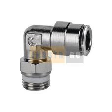 Фитинг (розетка) угловой быстросъемный Camozzi S6520 10 мм - G3/8"