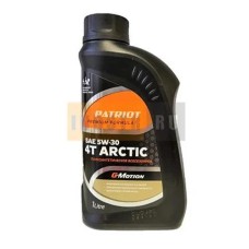 Масло 4-х тактное полусинтетическое PATRIOT G-Motion 4T ARCTIC SAE 5w30 850030100 - 1 литр