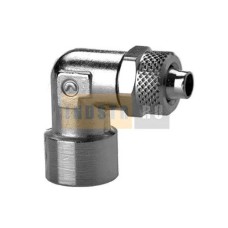 Фитинг угловой с внутренней резьбой Camozzi 1493 6/4 мм - G1/4"