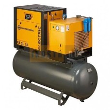 Винтовой компрессор с прямым приводом на ресивере 500 л с осушителем ET-Compressors SL 7.5-500 ES (IP55) 10 бар