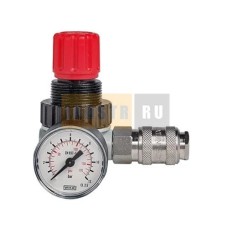 Редуктор 1/4″ с манометром и быстросъемным соединением