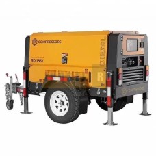Дизельный винтовой компрессор на шасси ET-Compressors SD-185T-7 (7 бар)