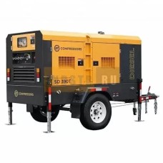 Дизельный винтовой компрессор на шасси ET-Compressors SD 390T-10 (10 бар)