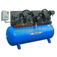 Поршневой масляный компрессор с ременным приводом Remeza ТАНДЕМ СБ4/Ф-500V90Т (38511)