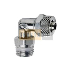 Фитинг угловой поворотный Camozzi 1541 10/8 мм - G1/4"