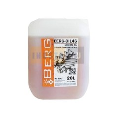 Минеральное масло для винтовых компрессоров BERG-OIL 68М - 20 литров
