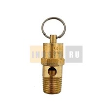 Клапан 1/4" предохранительный (8 бар) ручной сброс
